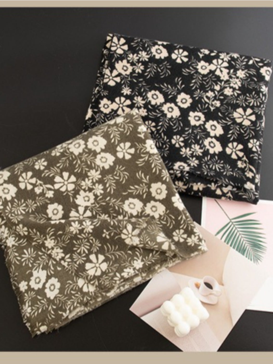 Scarvii - Winter Floral Print Scarf & Shawl
