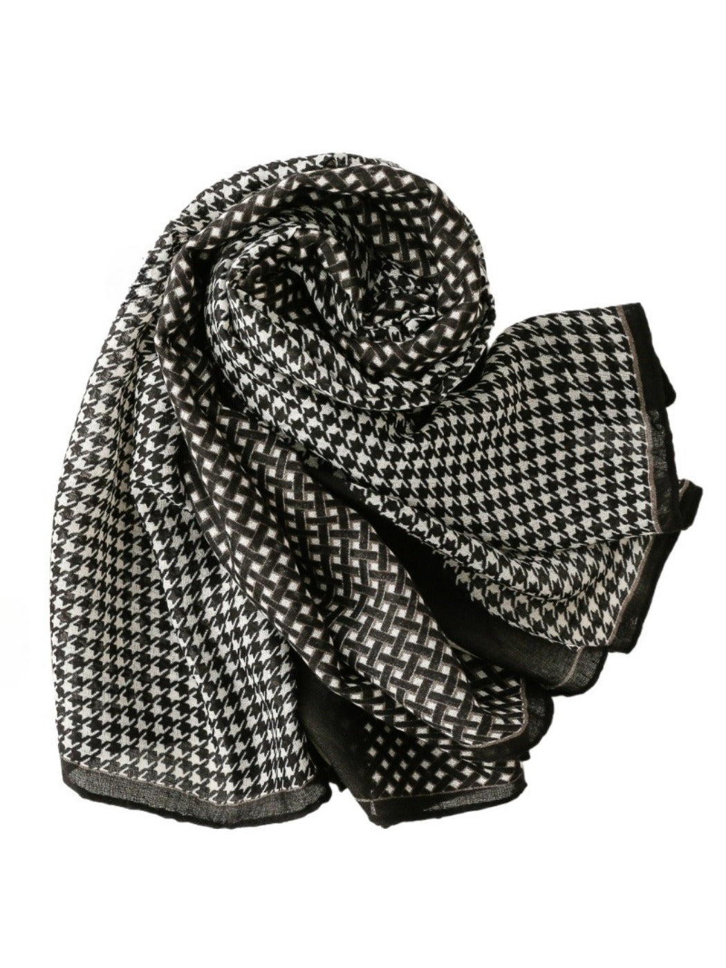 Scarvii - Long Travel Scarf with Geometric Pattern