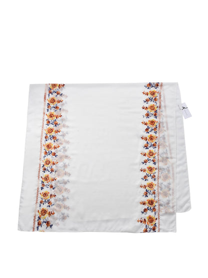Scarvii - Boho Embroidered Floral Scarf - Soft & Charm
