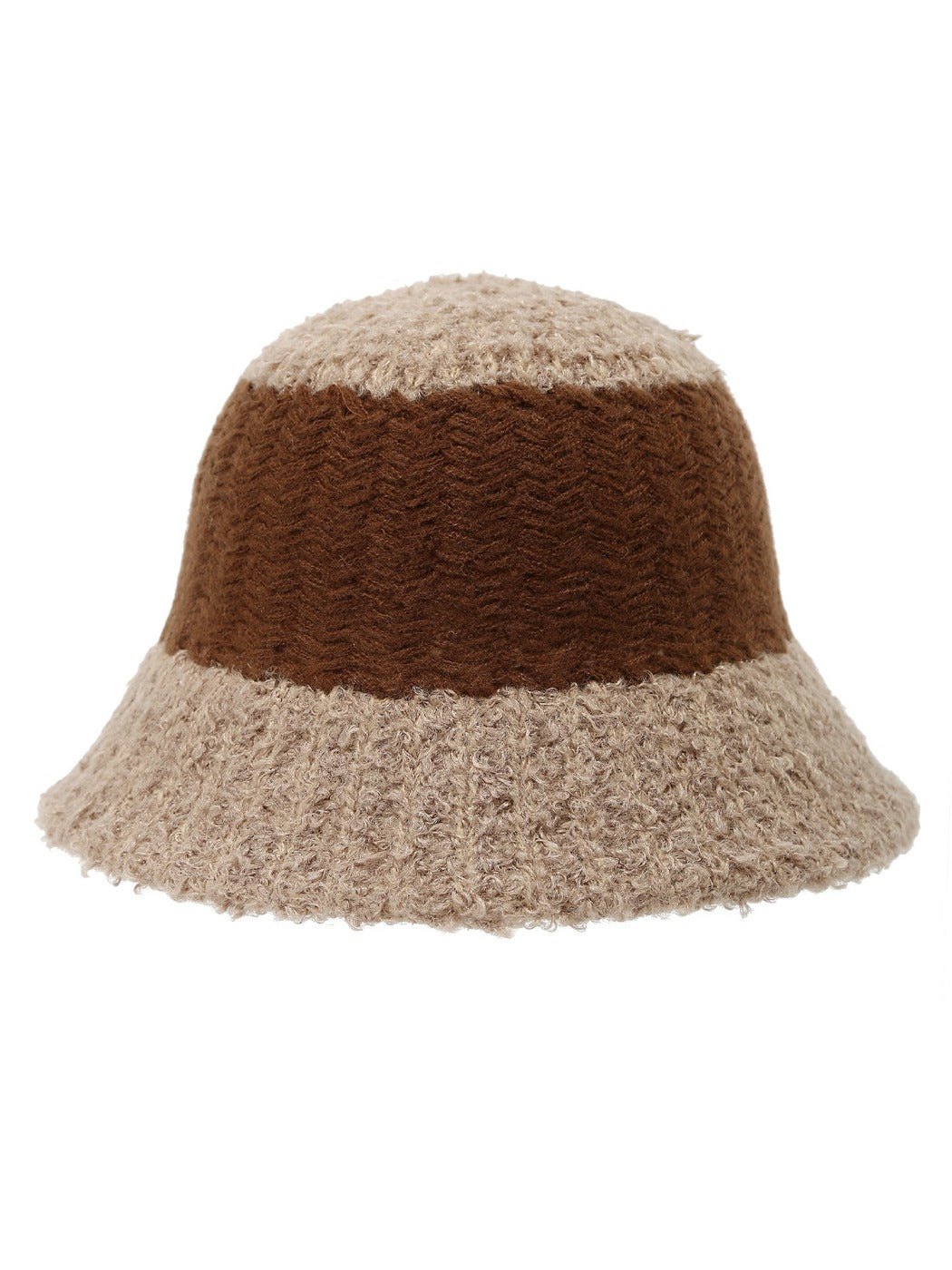 Haila – Two-Tone Fuzzy Bucket Hat