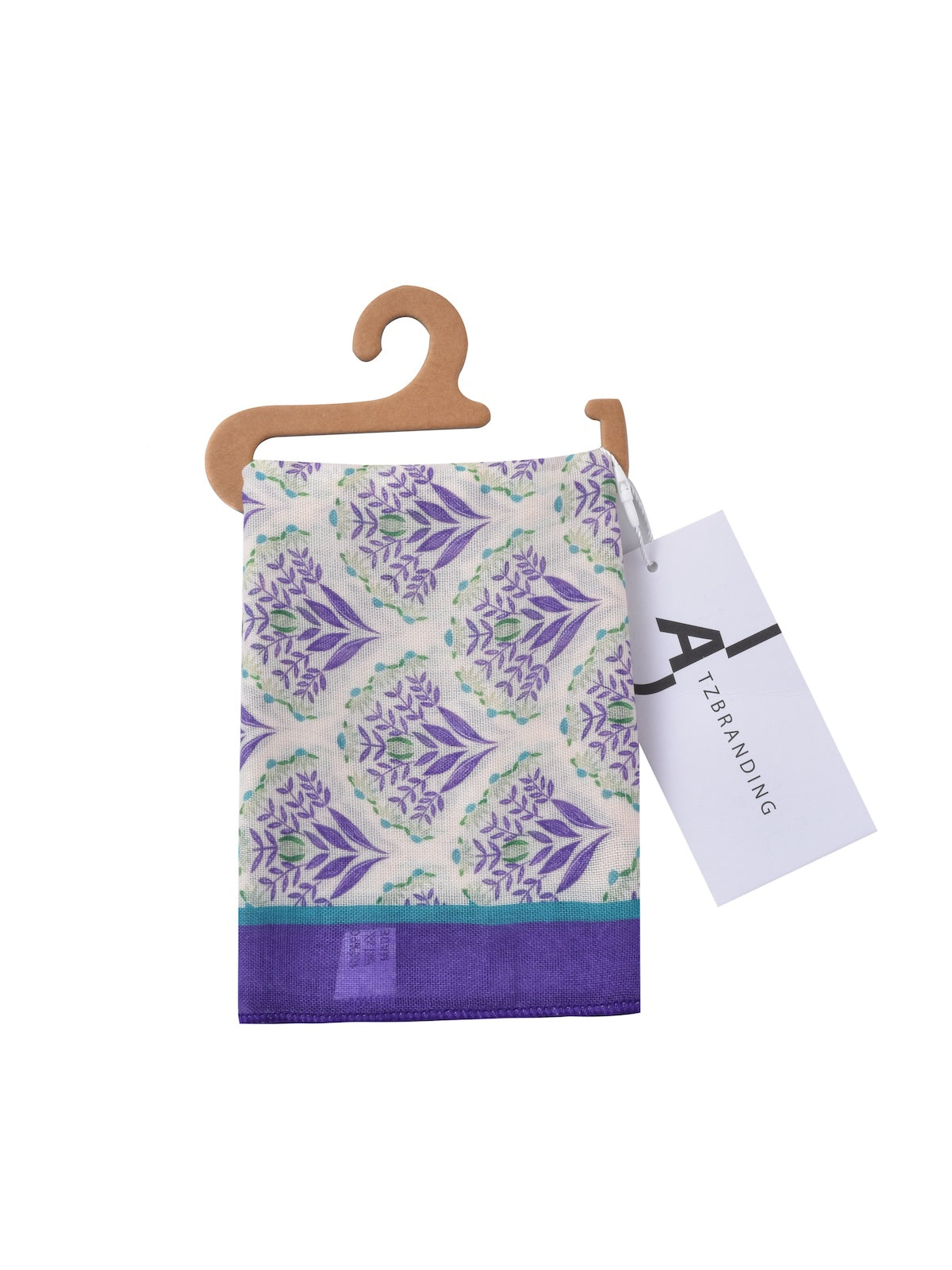 Scarvii - Vintage Classic Floral Print Square Scarf Bandana