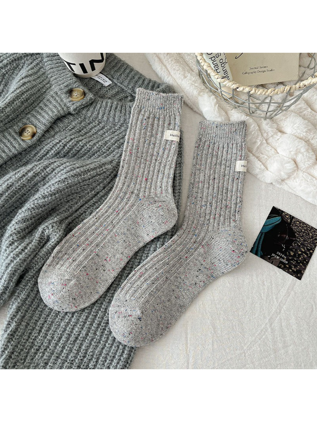 Rufia - Color Fleck Crew Socks product image 7