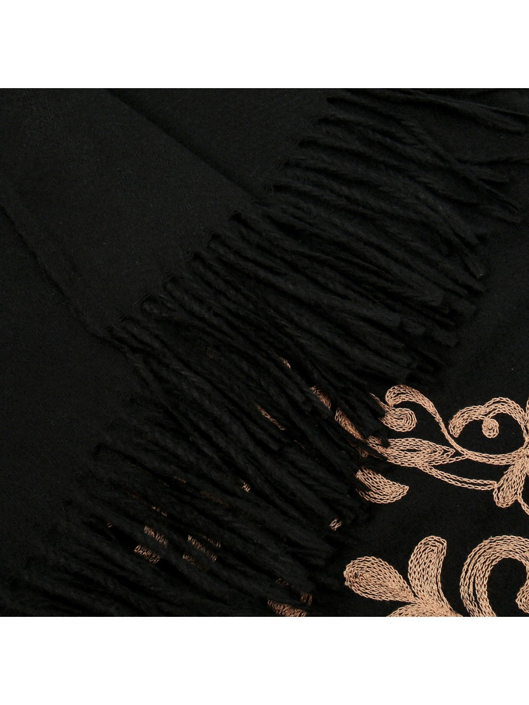 Scarvii - Embroidered Tassel Winter Scarf