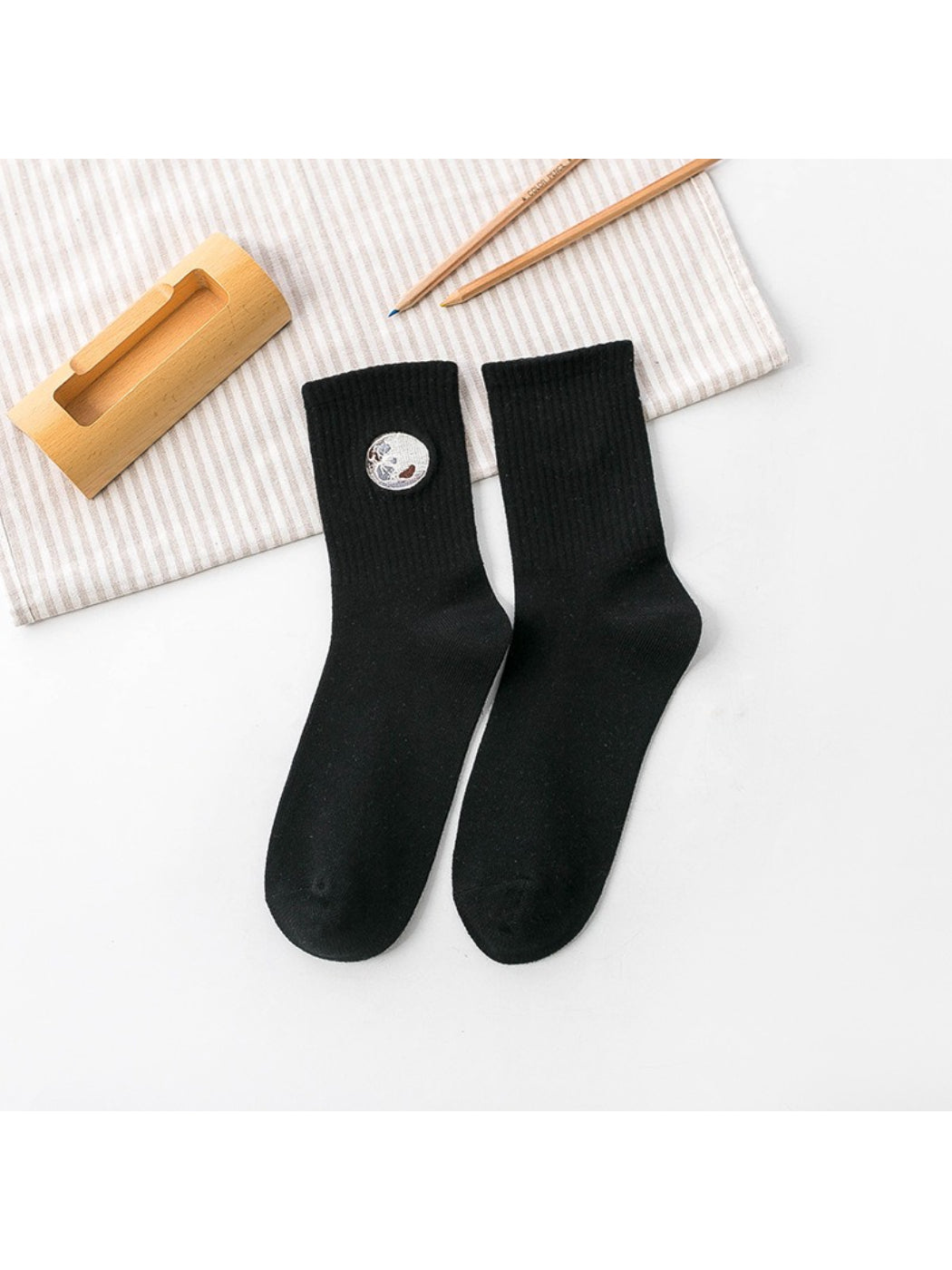 Rufia - Planet Embroidery Crew Socks product image 5