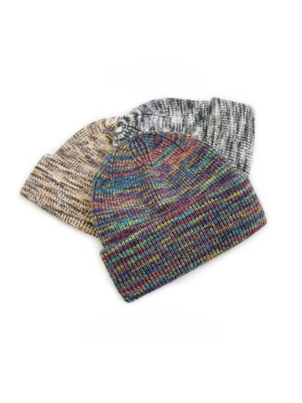 Haila - Soft Marled Foldover Knit Beanie