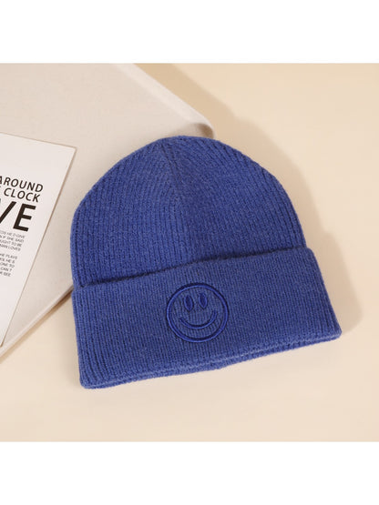 Haila - Winter Knitted Beanie with Smiling