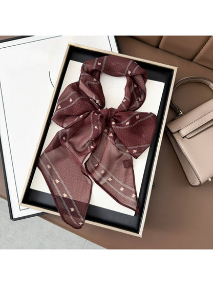 Scarvii - Printed Ribbon Style Fashion Scarf