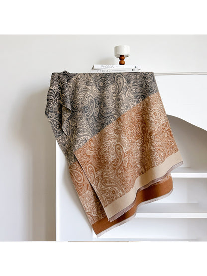 Scarvii – Vintage Paisley Pattern Winter Scarf & Shawl
