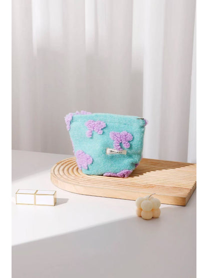 Cosbai - Teddy Bow Cosmetic Bag
