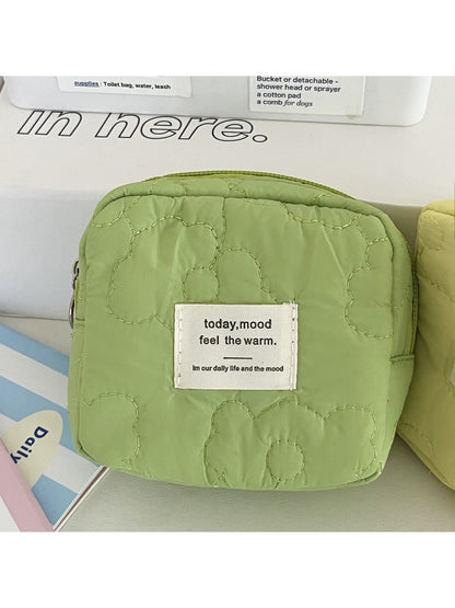 Cosbai cosmetic bag folded flat for easy storage and portability
