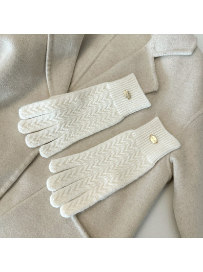Gloving - Winter Cable Knitted Touchscreen Gloves