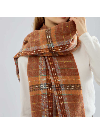 Scarvii - Timeless Stylish Classic Plaid Warm Scarf