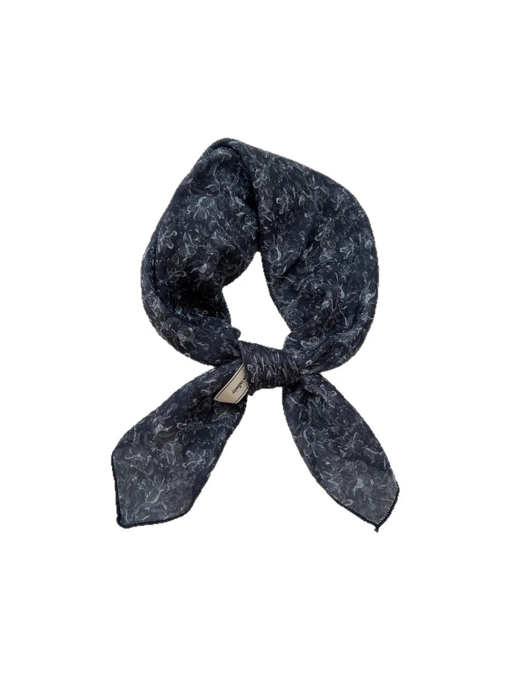 Scarvii - Vintage Print Square Scarf