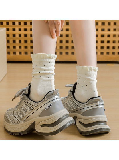 Rufia - Mini Dot Ruffle Crew Socks product image 3