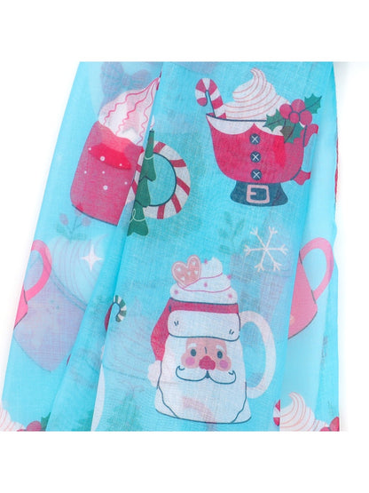 Scarvii - Autumn & Winter Scarf with Christmas Print