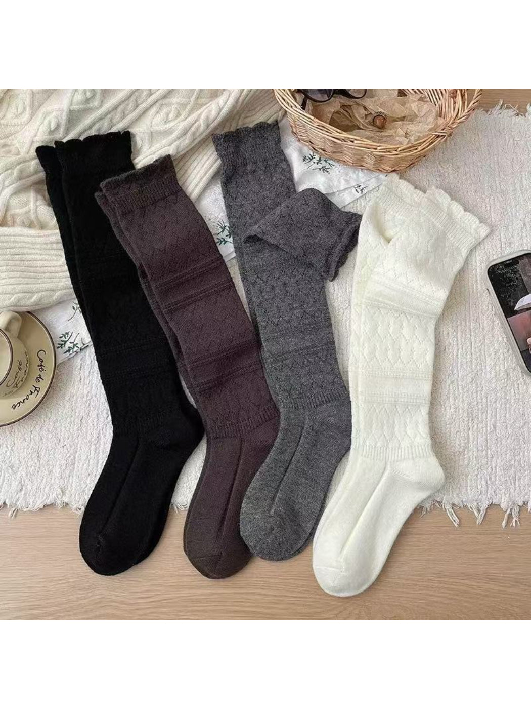 Rufia - Cozy Knit Calf Socks product image 1