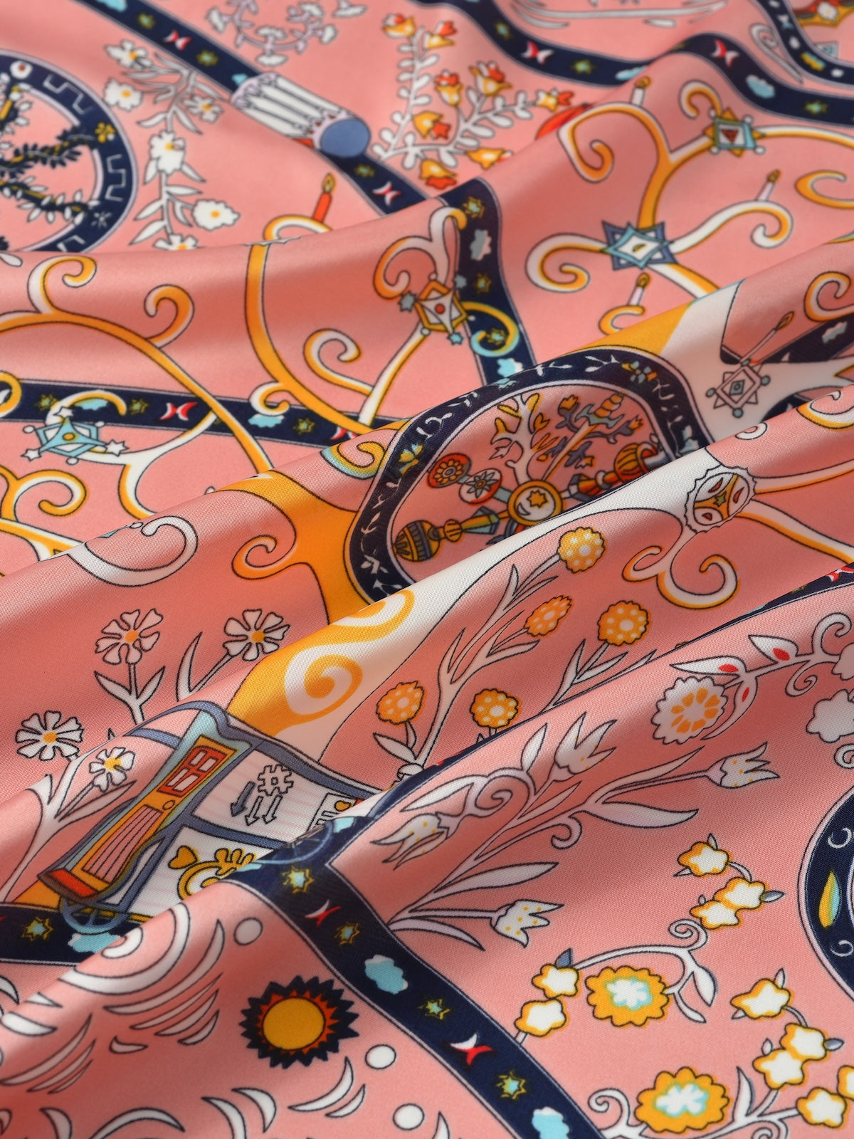 Scarvii - Vintage Pattern Square Scarf