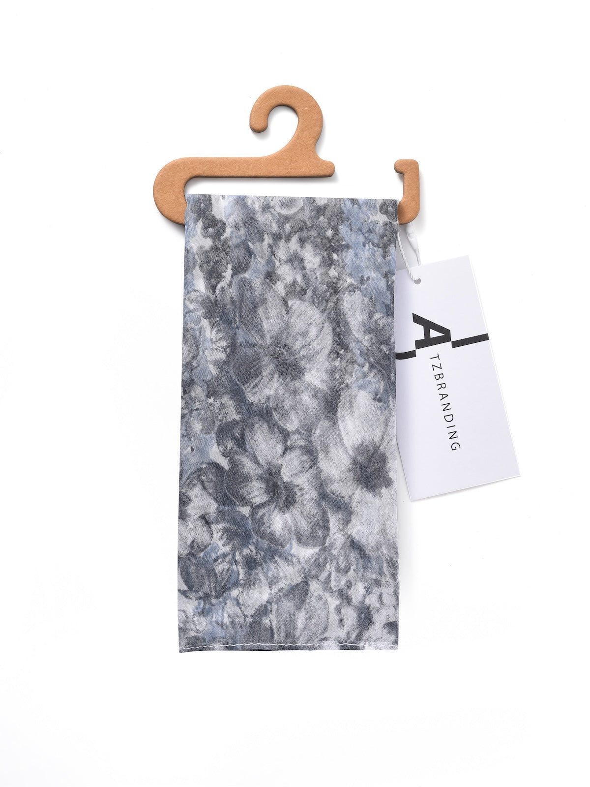 Scarvii - Floral Print Scarf - Lightweight & Elegant