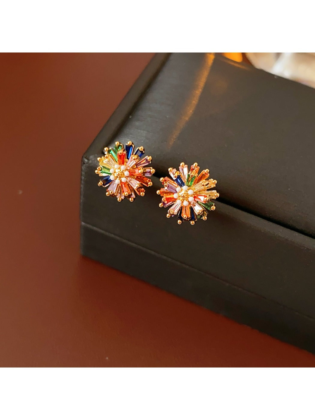 Earwish – Colorful Flower Studs Earrings