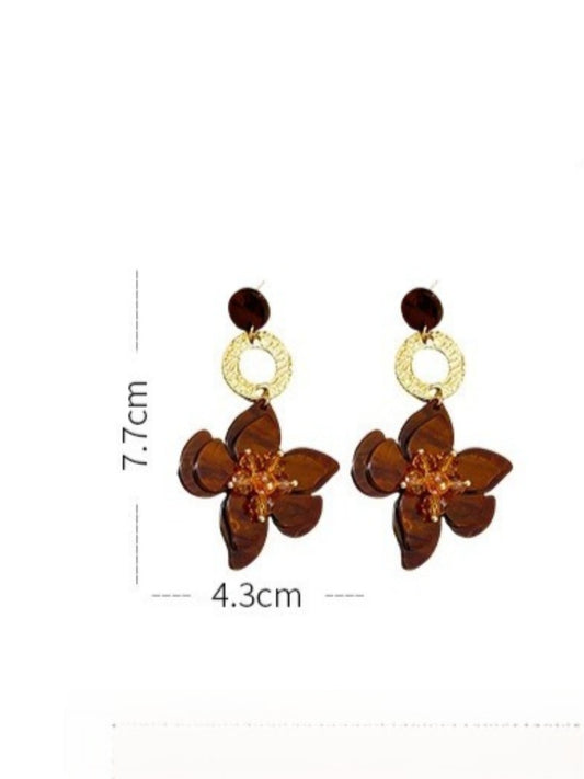 Earwish - Elegant Flower Earrings