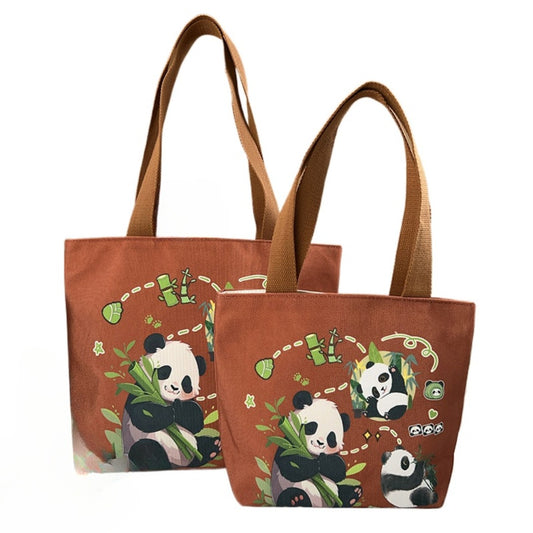 Cosbai - Panda Canvas Tote Bag - Durable & Playful  
