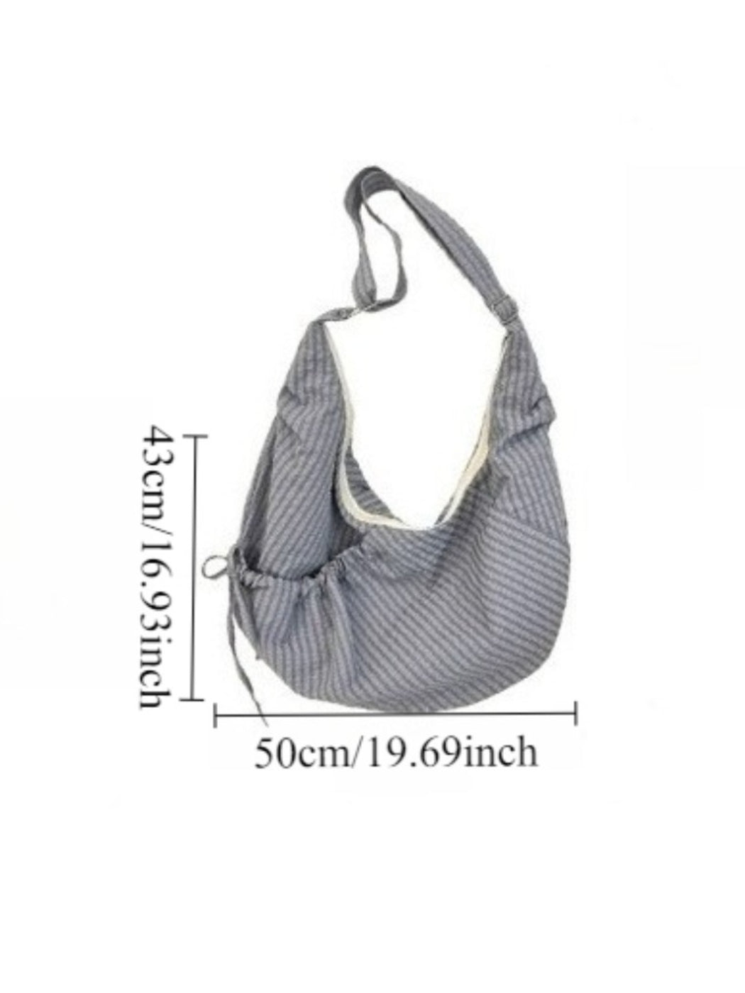 Cosbai - Croissant Shoulder Bag for Women