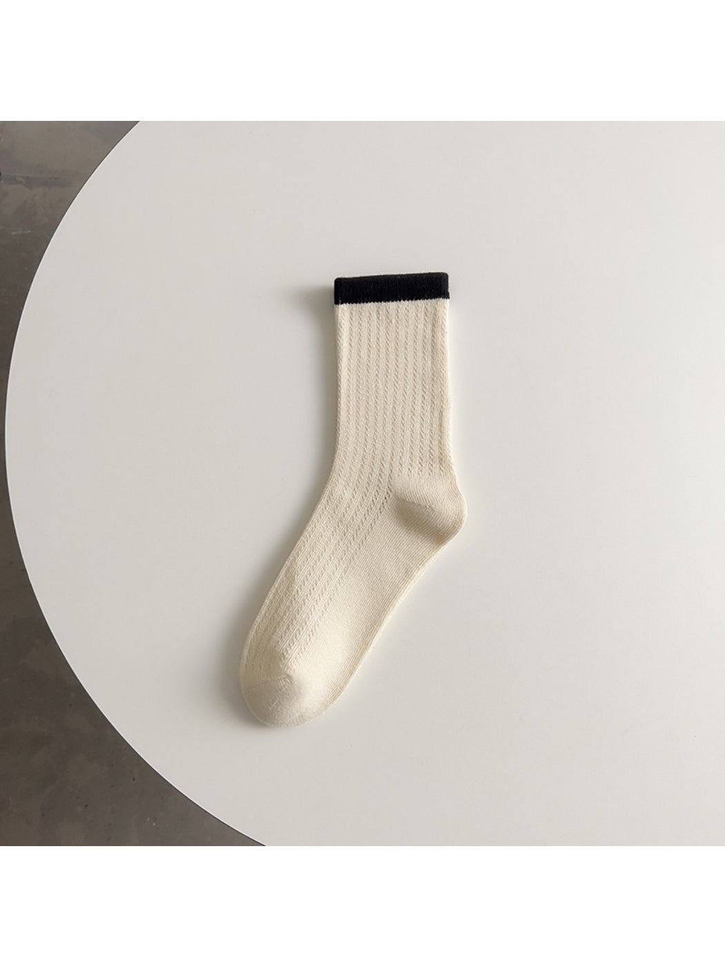 Rufia - Colourblock Cuff Ribbed Crew Socks product image 6