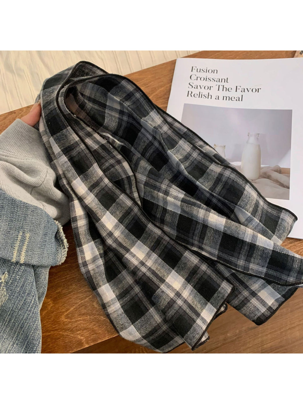 Scarvii - Vintage Check Plaid Scarf