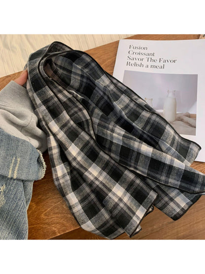 Scarvii - Vintage Check Plaid Scarf