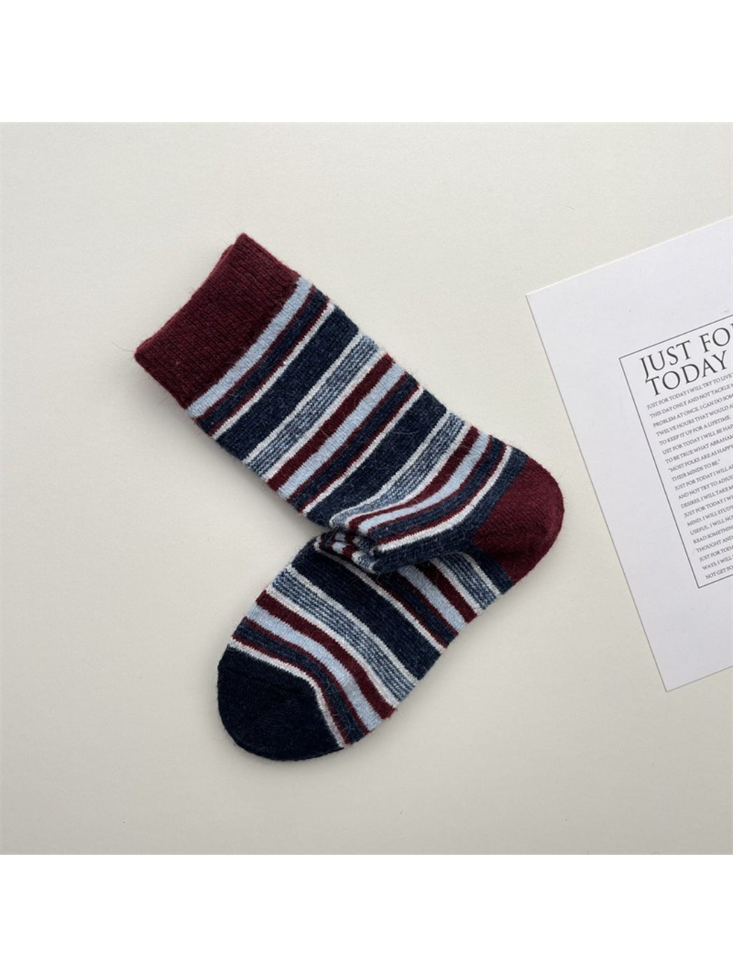 Rufia - Multi-Stripe Knit Crew Socks product image 6