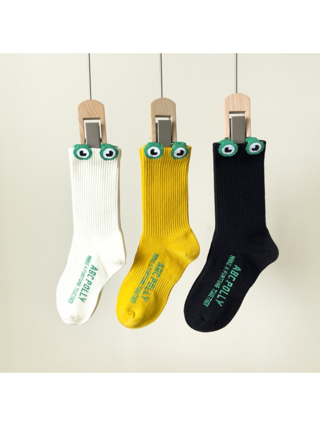 Rufia - Frog Eye Ribbed Crew Socks product image 1