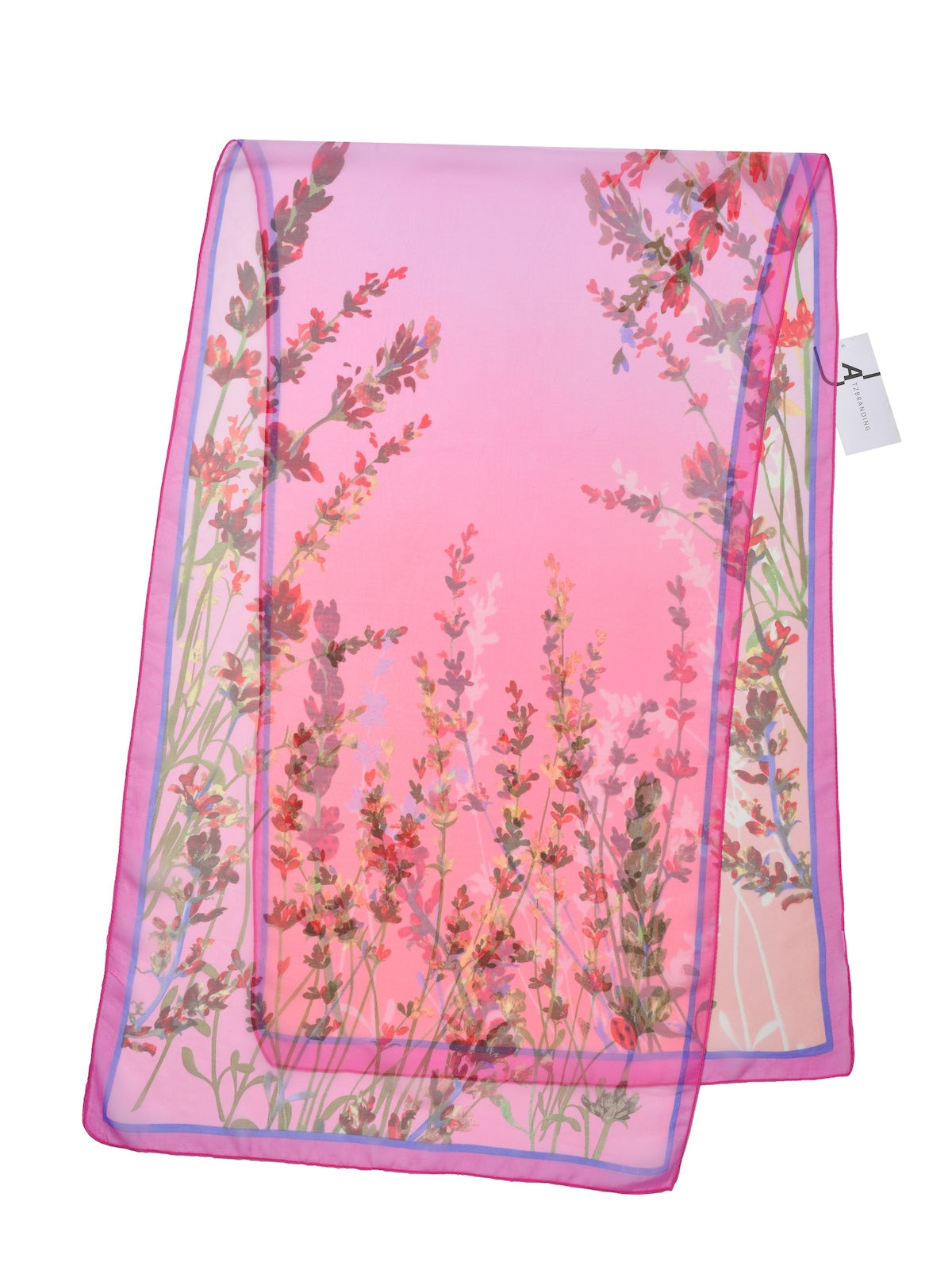 Scarvii - Lily of the Valley Printed Scarf - Versatile & Stylish
