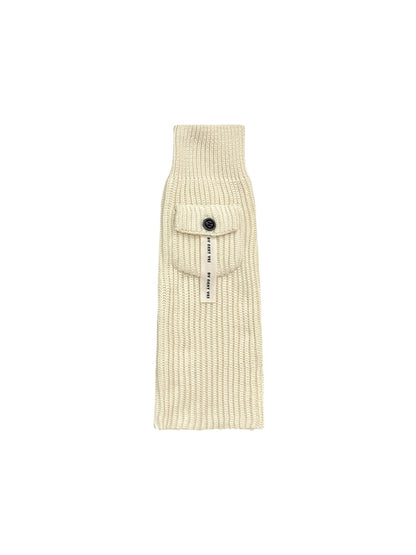 Cozyra - Slit Hem Solid Knit Women's Leg Warmers
