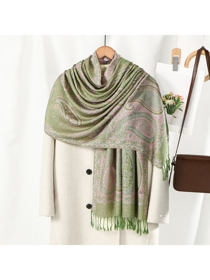 Scarvii - Bohemian Paisley Tassel Scarf