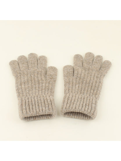 Haila - Round Crown Beanie, Scarf & Glove Set