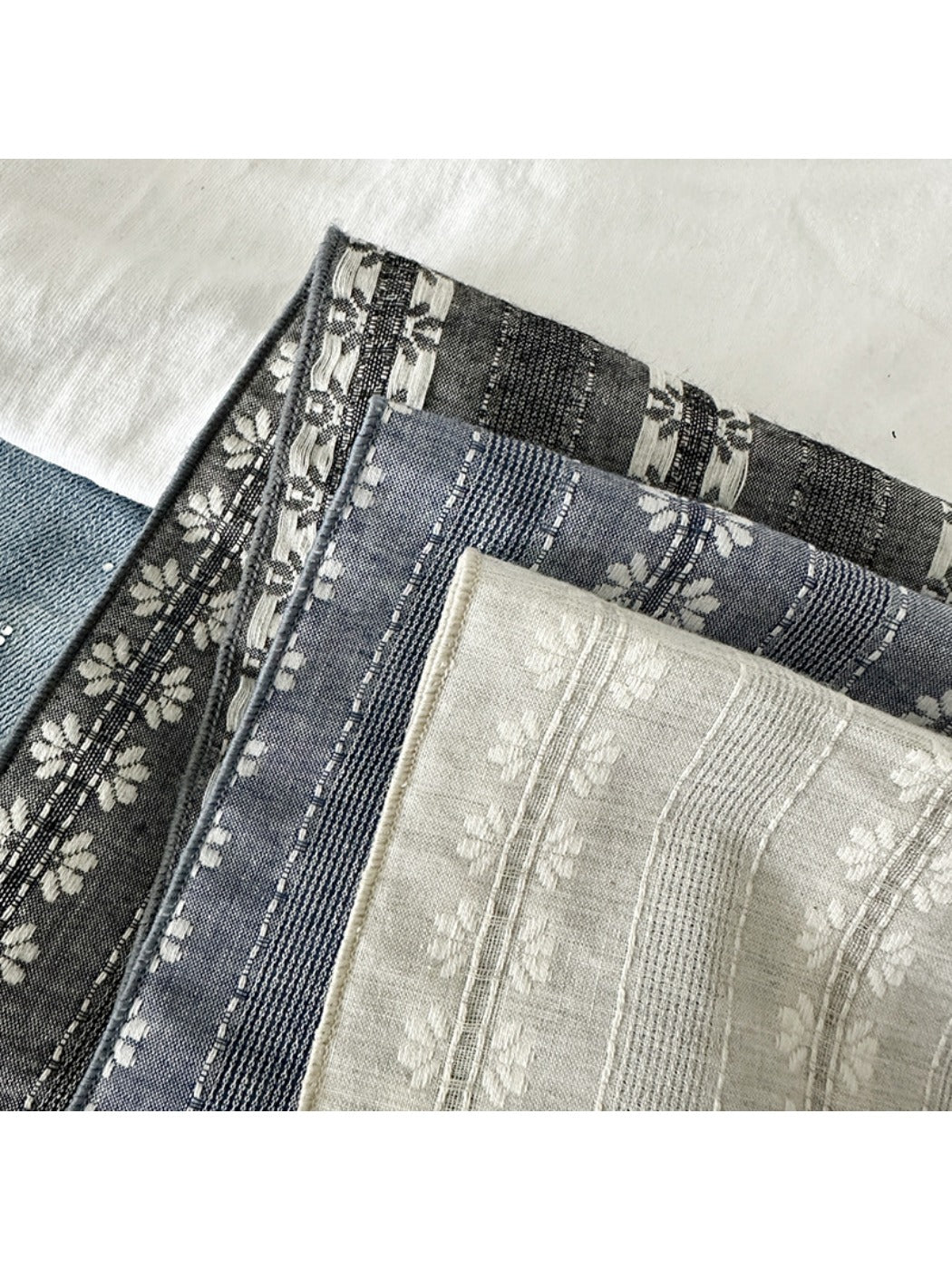 Scarvii - Bohemian Embroidered Floral Neck Scarf