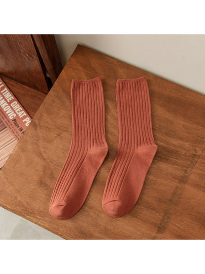 Rufia - Classic Ribbed Mid-Calf Crew Socks product image 11