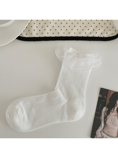 Rufia - Sweet Bow Detail Crew Socks