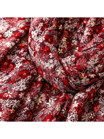 Scarvii - Ditsy Floral Print Scarf