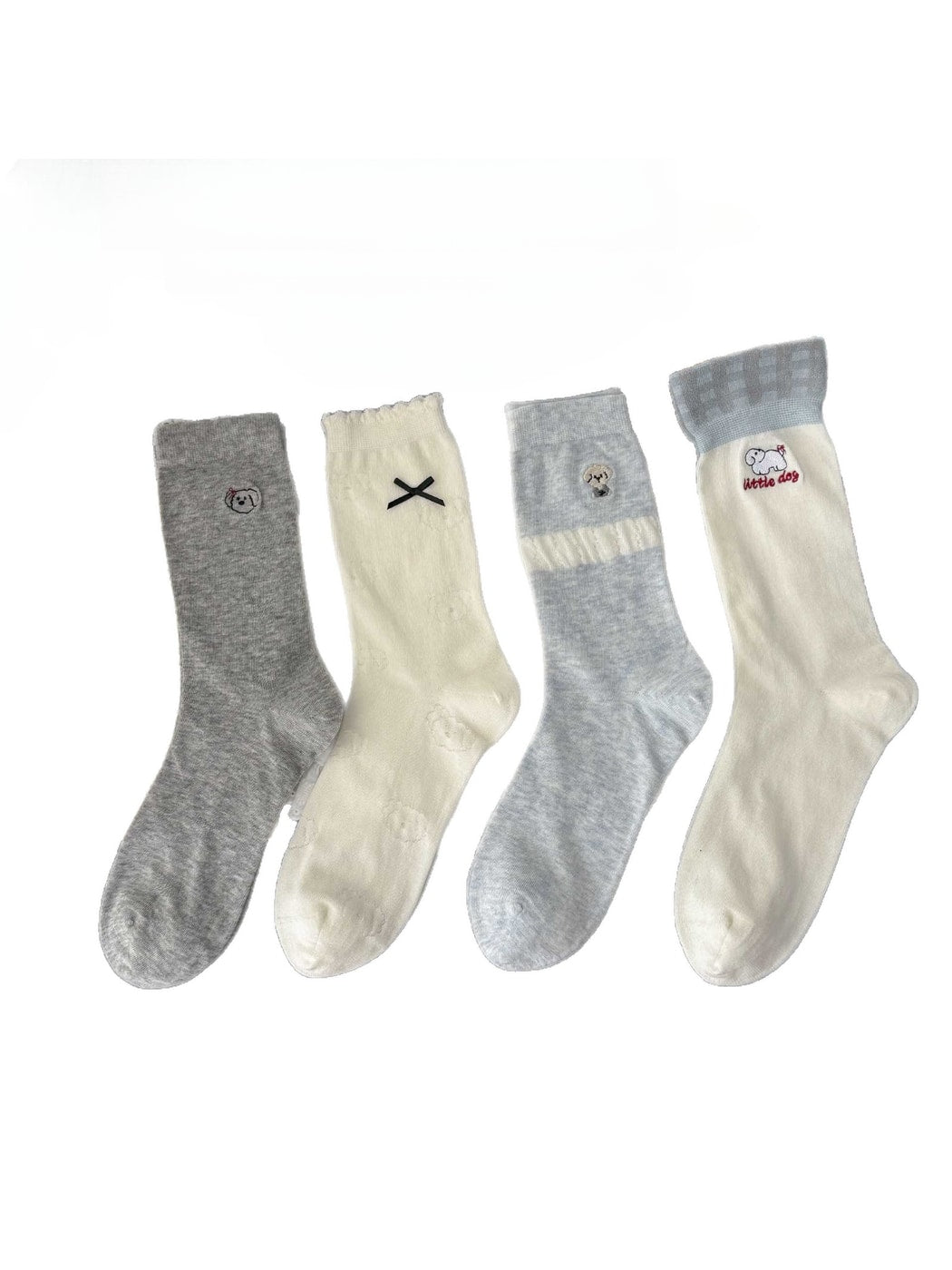 Rufia - Cute Animal Embroidered Casual Socks