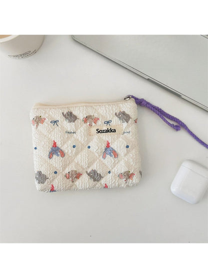 Cosbai - Soft Coin Purse & Pouch with Animals Pattern