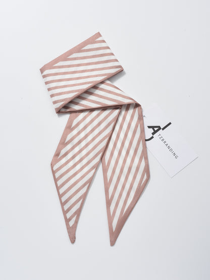 Scarvii Modern Pattern Mix Skinny Scarf