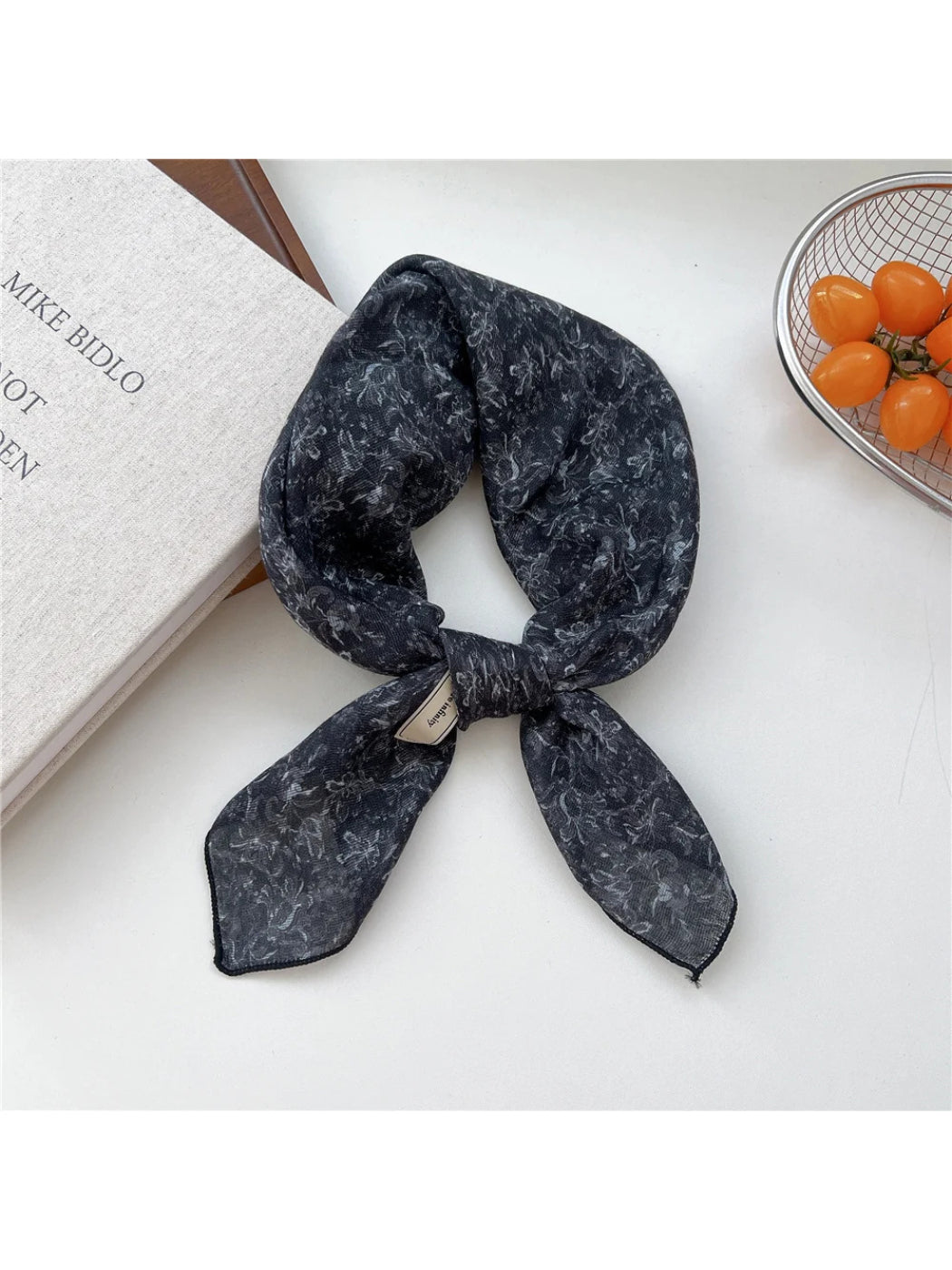 Scarvii - Vintage Print Square Scarf