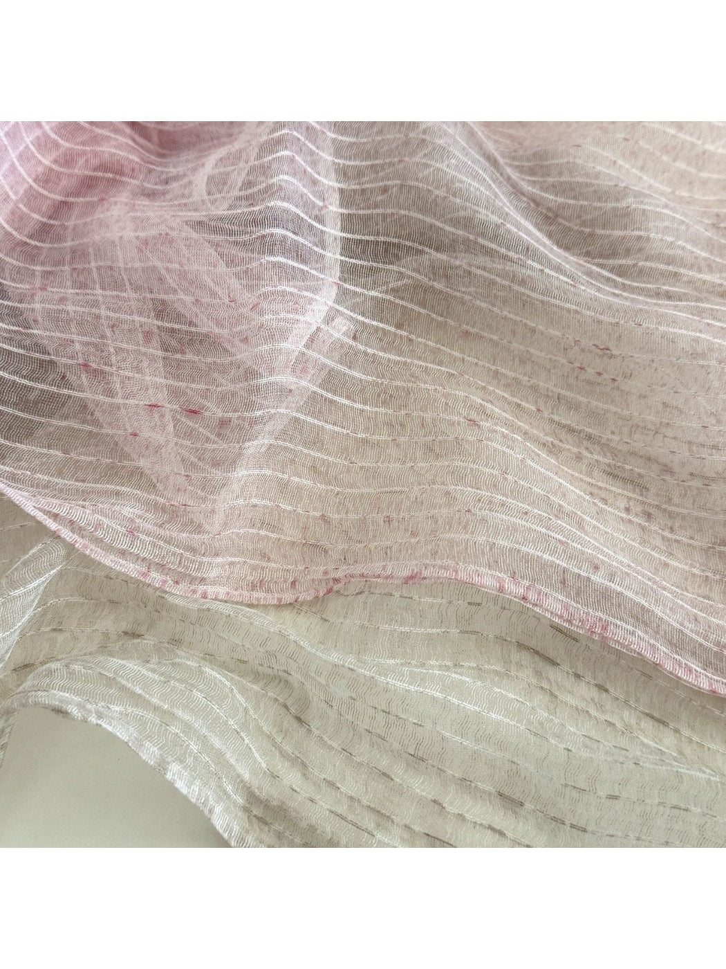 Scarvii - Lightweight Pinstripe Gauze Scarf