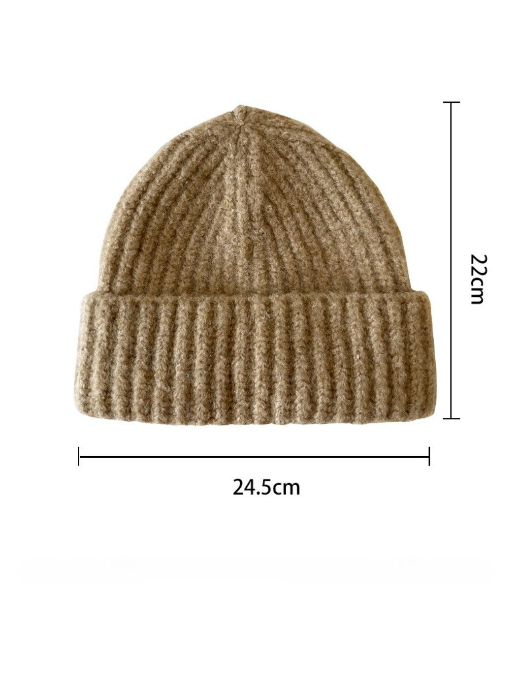 Haila - Winter Unisex Solid Color Knitted Beanie