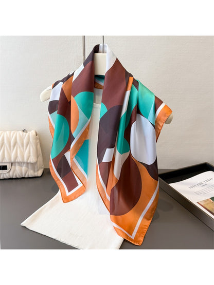 Scarvii - Modern Circle Block Print Scarf