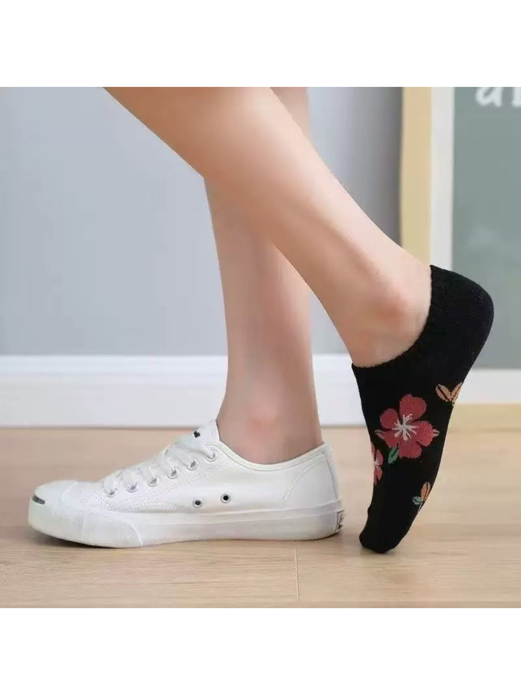 Rufia - Soft Floral Pattern Low Cut Invisible Socks product image 9