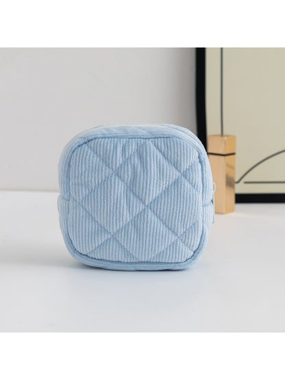 Cosbai - Portable Quilted Zipper Storage Bag