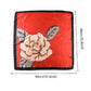 Scarvii - Square Scarf with Elegant Camellia Print