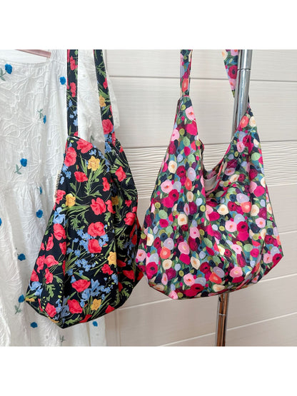 Cosbai - Floral Print Sling Bag